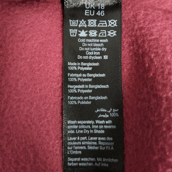 Zip Fleece Pullover / Size 2X / NWOT - Picture 7 of 7